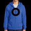Tall Essential Fleece Full Zip Hooded Sweatshirt Thumbnail