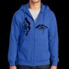 Tall Essential Fleece Full Zip Hooded Sweatshirt Thumbnail