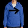 Tall Essential Fleece Full Zip Hooded Sweatshirt Thumbnail