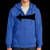 Tall Essential Fleece Full Zip Hooded Sweatshirt Thumbnail