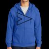 Tall Essential Fleece Full Zip Hooded Sweatshirt Thumbnail