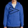 Tall Essential Fleece Full Zip Hooded Sweatshirt Thumbnail