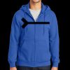 Tall Essential Fleece Full Zip Hooded Sweatshirt Thumbnail
