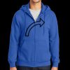 Tall Essential Fleece Full Zip Hooded Sweatshirt Thumbnail