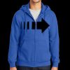 Tall Essential Fleece Full Zip Hooded Sweatshirt Thumbnail
