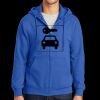Tall Essential Fleece Full Zip Hooded Sweatshirt Thumbnail