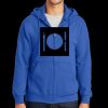 Tall Essential Fleece Full Zip Hooded Sweatshirt Thumbnail