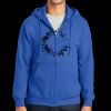 Tall Essential Fleece Full Zip Hooded Sweatshirt Thumbnail