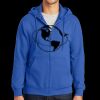 Tall Essential Fleece Full Zip Hooded Sweatshirt Thumbnail