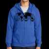 Tall Essential Fleece Full Zip Hooded Sweatshirt Thumbnail