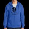 Tall Essential Fleece Full Zip Hooded Sweatshirt Thumbnail