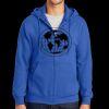 Tall Essential Fleece Full Zip Hooded Sweatshirt Thumbnail