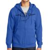 Tall Essential Fleece Full Zip Hooded Sweatshirt Thumbnail