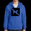 Tall Essential Fleece Full Zip Hooded Sweatshirt Thumbnail