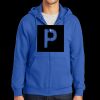 Tall Essential Fleece Full Zip Hooded Sweatshirt Thumbnail