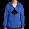 Tall Essential Fleece Full Zip Hooded Sweatshirt Thumbnail