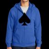 Tall Essential Fleece Full Zip Hooded Sweatshirt Thumbnail