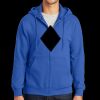 Tall Essential Fleece Full Zip Hooded Sweatshirt Thumbnail