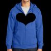 Tall Essential Fleece Full Zip Hooded Sweatshirt Thumbnail