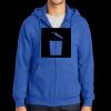 Tall Essential Fleece Full Zip Hooded Sweatshirt Thumbnail