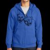 Tall Essential Fleece Full Zip Hooded Sweatshirt Thumbnail