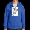 Tall Essential Fleece Full Zip Hooded Sweatshirt Thumbnail
