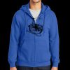 Tall Essential Fleece Full Zip Hooded Sweatshirt Thumbnail