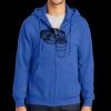 Tall Essential Fleece Full Zip Hooded Sweatshirt Thumbnail