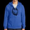 Tall Essential Fleece Full Zip Hooded Sweatshirt Thumbnail
