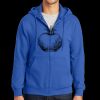 Tall Essential Fleece Full Zip Hooded Sweatshirt Thumbnail