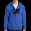 Tall Essential Fleece Full Zip Hooded Sweatshirt Thumbnail