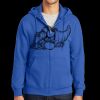 Tall Essential Fleece Full Zip Hooded Sweatshirt Thumbnail