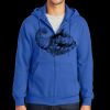 Tall Essential Fleece Full Zip Hooded Sweatshirt Thumbnail