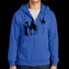 Tall Essential Fleece Full Zip Hooded Sweatshirt Thumbnail