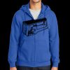 Tall Essential Fleece Full Zip Hooded Sweatshirt Thumbnail