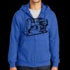 Tall Essential Fleece Full Zip Hooded Sweatshirt Thumbnail