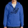 Tall Essential Fleece Full Zip Hooded Sweatshirt Thumbnail
