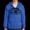 Tall Essential Fleece Full Zip Hooded Sweatshirt Thumbnail