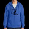 Tall Essential Fleece Full Zip Hooded Sweatshirt Thumbnail