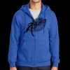 Tall Essential Fleece Full Zip Hooded Sweatshirt Thumbnail