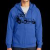 Tall Essential Fleece Full Zip Hooded Sweatshirt Thumbnail