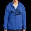 Tall Essential Fleece Full Zip Hooded Sweatshirt Thumbnail