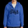 Tall Essential Fleece Full Zip Hooded Sweatshirt Thumbnail