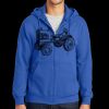 Tall Essential Fleece Full Zip Hooded Sweatshirt Thumbnail