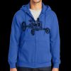 Tall Essential Fleece Full Zip Hooded Sweatshirt Thumbnail