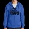 Tall Essential Fleece Full Zip Hooded Sweatshirt Thumbnail