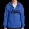 Tall Essential Fleece Full Zip Hooded Sweatshirt Thumbnail