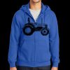 Tall Essential Fleece Full Zip Hooded Sweatshirt Thumbnail