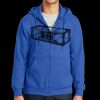 Tall Essential Fleece Full Zip Hooded Sweatshirt Thumbnail