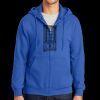 Tall Essential Fleece Full Zip Hooded Sweatshirt Thumbnail